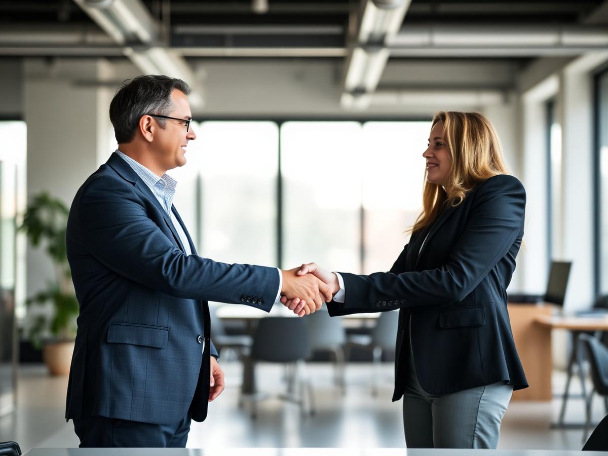 OfficeZen brokers helping a client