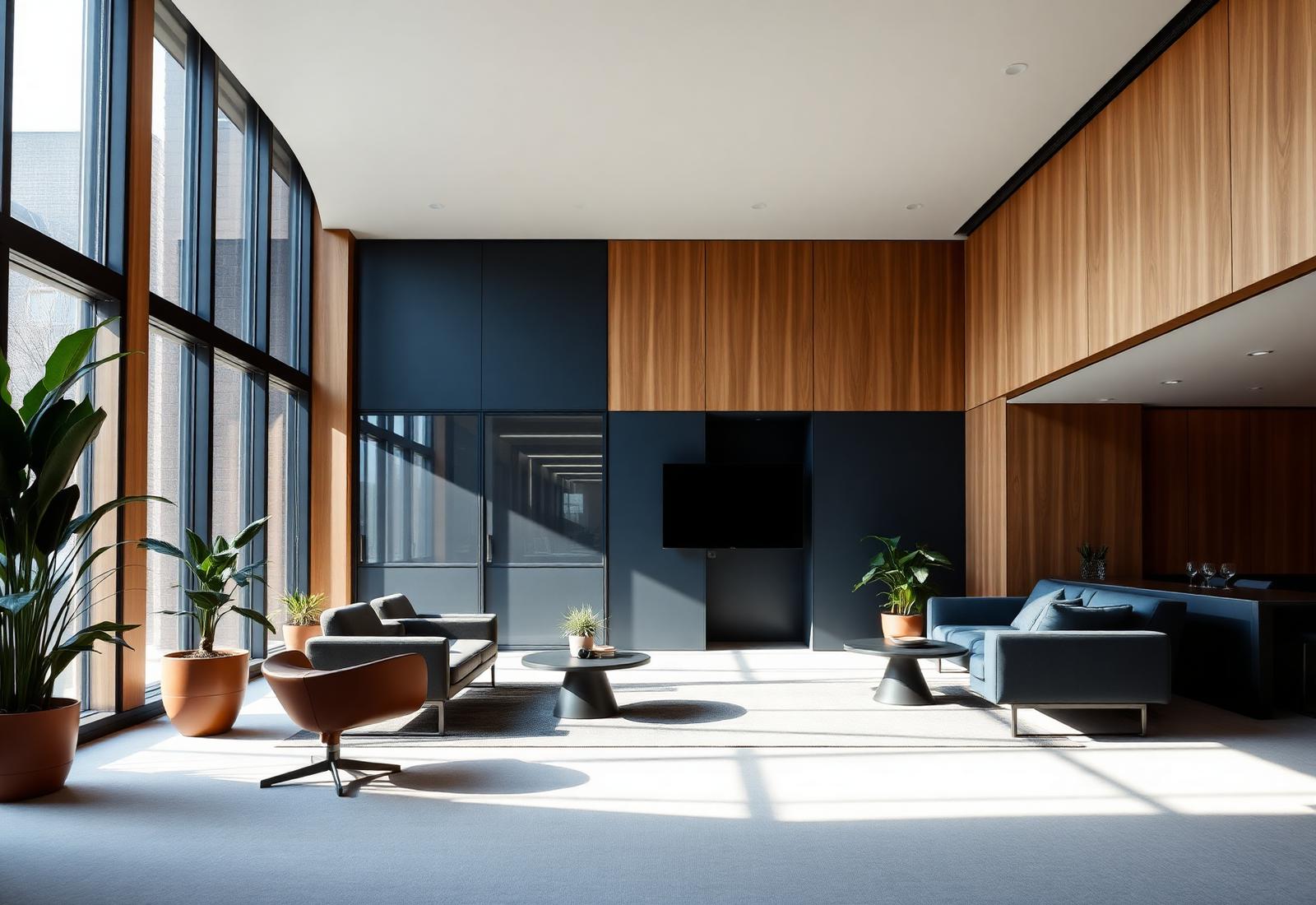 Premium serviced office interior in London